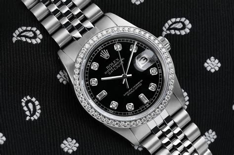 quadrante nero rolex datejust|orologio datejust oyster.